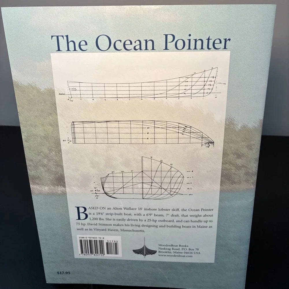 How to Build the Ocean Pointer A 19'6 Outboard Skiff by David Stimson (Like New)